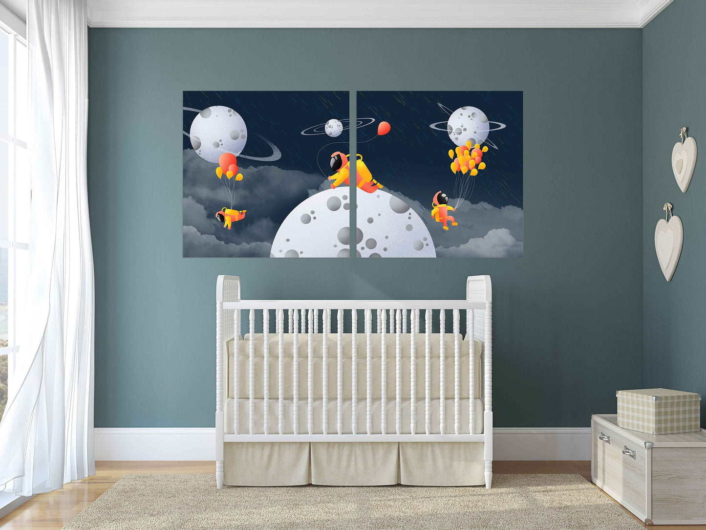 Space poster Space home wall canvas painting Planets posters Сosmos Canvas painting Wall art Space marine Wall decor fantasy art