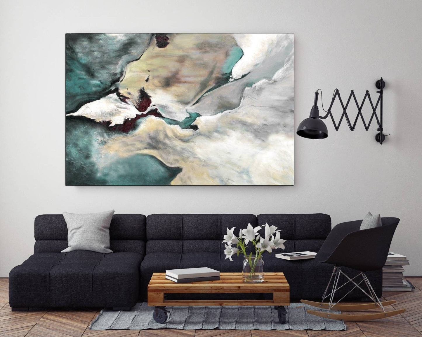 Marble wall decor Marble canvas abstract Abstract wall art paintings on canvas Multi panel wall art Marble canvas Pour painting