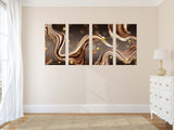Abstract wall art Abstract painting Home wall decor Modern abstract art Multi panel canvas wall art Canvas painting
