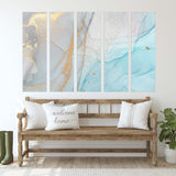 Marble fabric Modern abstract art Wall collage kit Multi panel canvas Wall art Canvas painting Abstract wall art Home wall decor
