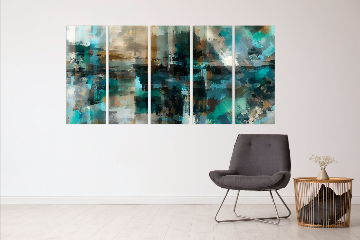 Home wall decor Canvas painting Large panel wall art Picture frames Abstract expressionist painting 3 panel canvas Abstract wall art