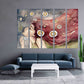 Home wall decor Multi panel extra large canvas art painting Wonder woman Dandelions dance Little girl painting Girl painting on canvas