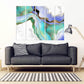 Abstract canvas wall art painting Picture frames extra large multi panel wall art Abstract print wall decor calm horizontal art