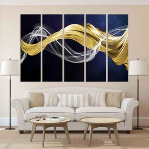 Abstract art print extra large canvas painting Abstract wall art picture frames multi panel wall art Abstract wall decor calm horizontal art