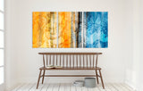 Extra large canvas wall art Modern abstract canvas print Bright wall art Multi panel canvas room wall decor Abstract canvas painting