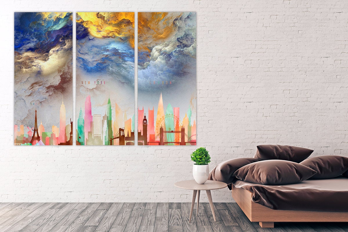 Abstract wall art canvas paintings, minimalist wall art, modern abstract art, huge wall art wall hanging decor multi panel wall art