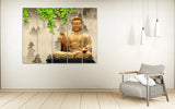 Buddha canvas wall art indian paintings on canvas religious extra large multi panel wall art Housewarming gift Buddha decor wall art