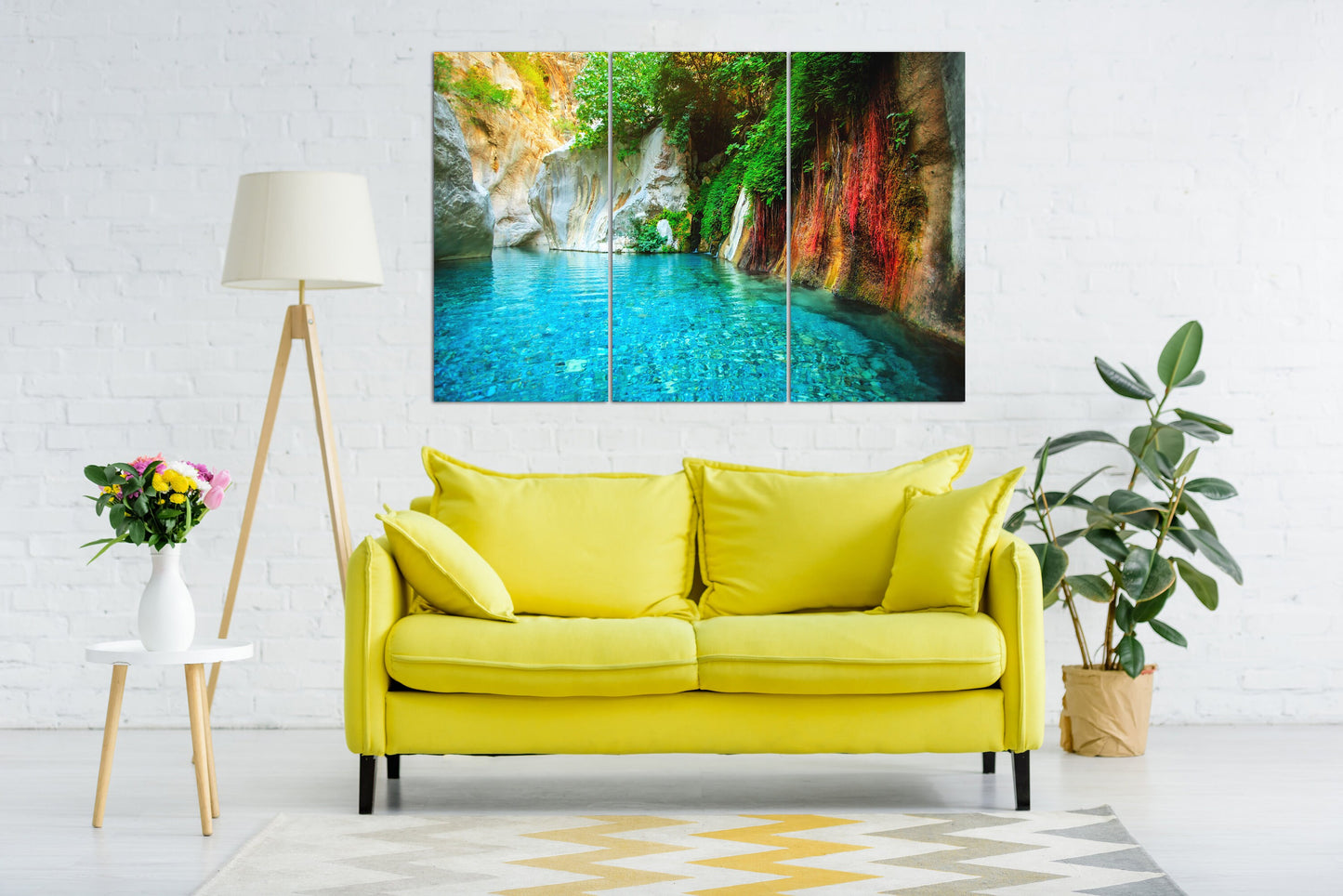 Mountain lake wall art Print wall art nature painting  extra large wall art, nature posters