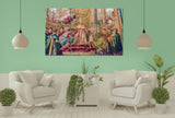 Vatican museum in Rome canvas painting, ancient rome wall art, religious wall decor, religious gifts