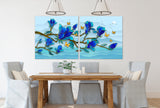 Minimalist magnolia print canvas, magnolia painting, flowers wall art, botanical framed canvas paintings, floral canvas extra large wall art