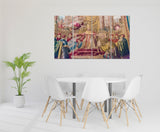 Vatican museum in Rome canvas painting, ancient rome wall art, religious wall decor, religious gifts