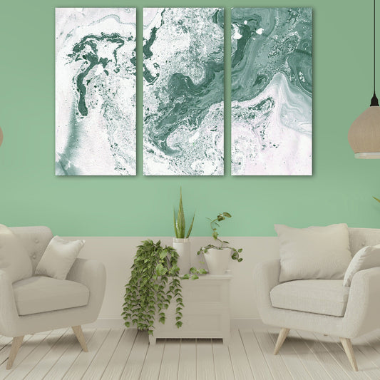 Abstract canvas wall art, marble wall decor canvas, abstract paintings, multi panel wall art, marble canvas