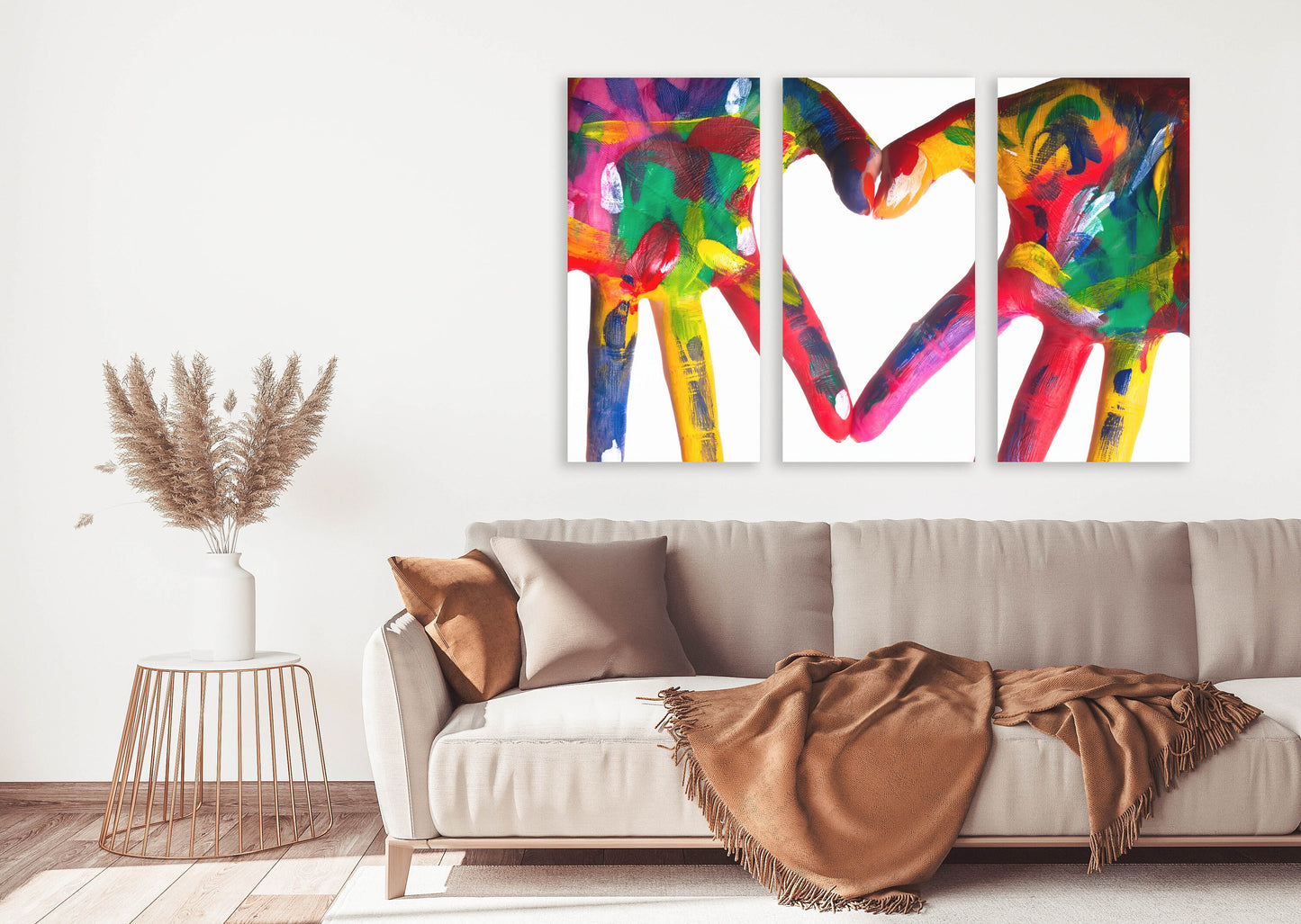 Heart wall art, love paintings, valentines day gift, love picture, heart wall decor, couple in love art