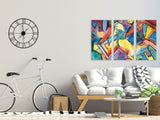 Modern abstract art, abstract wall art paintings on canvas, home wall decor, canvas painting, abstract canvas, multi panel wall art