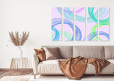 Abstract wall art paintings on canvas, home wall decor, canvas painting, abstract art print multi panel wall art modern abstract art