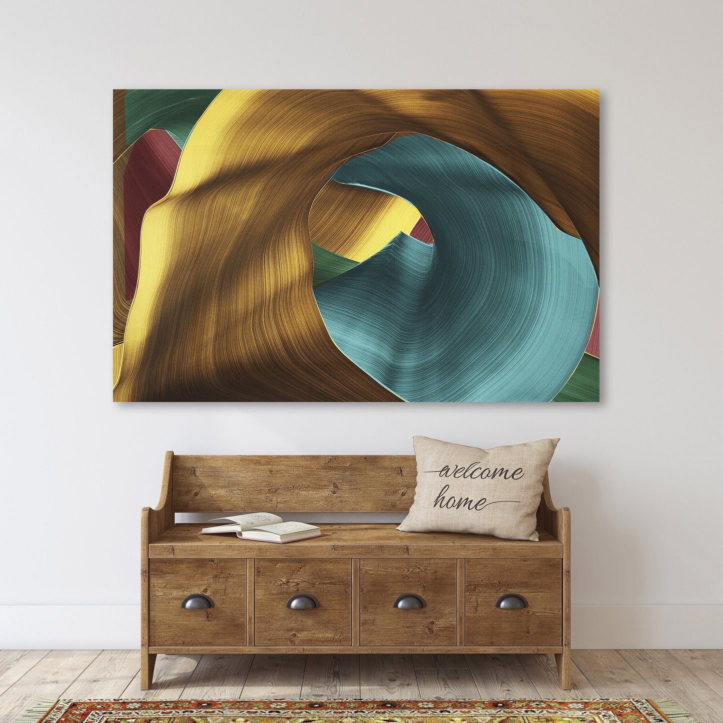 Creative wall art Abstract wall art, neutral gallery wall, trendy canvas painting, modern wall art, multi panel wall art