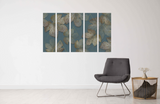 Dried leaves Canvas painting Picture ornament Modern abstract canvas painting Original wall art print Wall decor