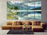 Nature wall art paintings on canvas, home wall decor, canvas painting, very large paintings, landscape painting prints, multi panel wall art
