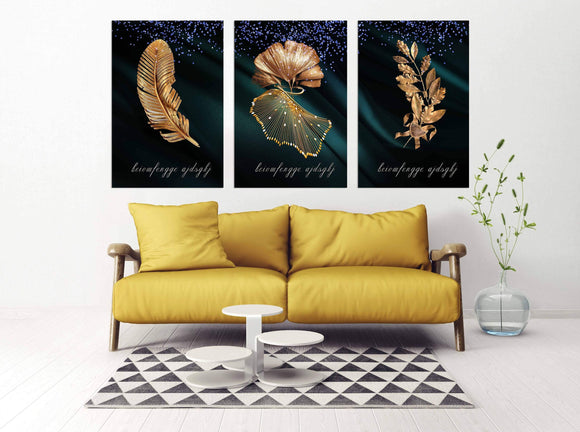 Feathers art print, Abstract wall art paintings on canvas, home wall decor, printable wall art set of 3, minimalist wall art, printable art