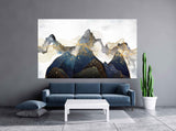 Blue ridge mountainsAbstract wall art paintings on canvas, nature wall art home wall decor, mountains wall art, smoky mountains gift