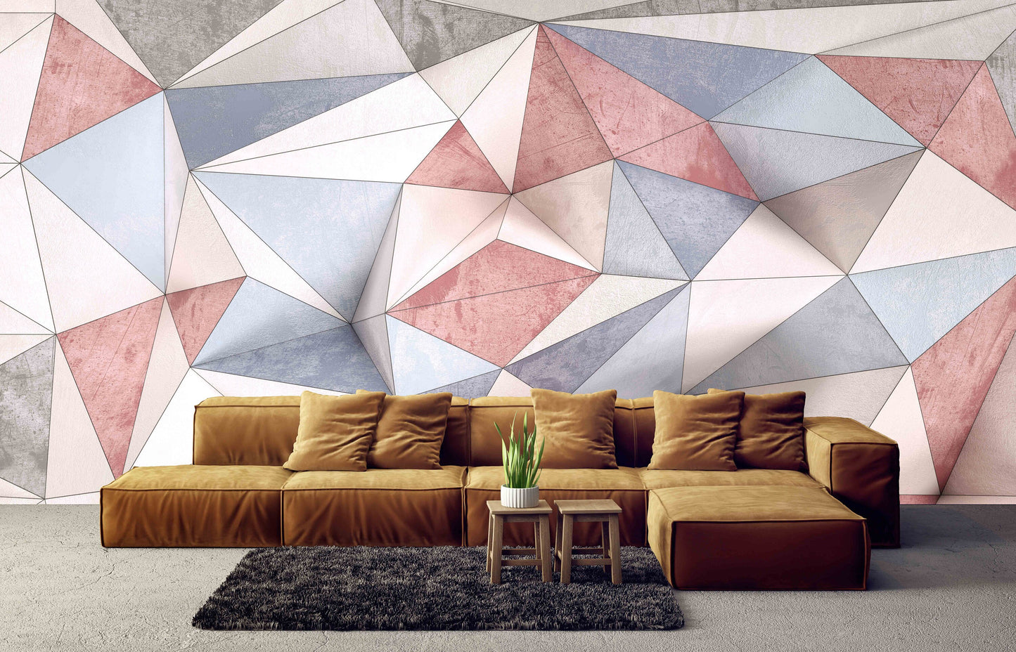 Abstract wallpaper Peel and stick wallpaper Photo wallpaper kitchen wallpaper removable wallpaper geometric wallpaper 3d wall mural