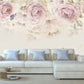 Flowers wall mural Floral Peel and stick Photo Textured adhesive wallpaper Botanical removable wallpaper wall covering