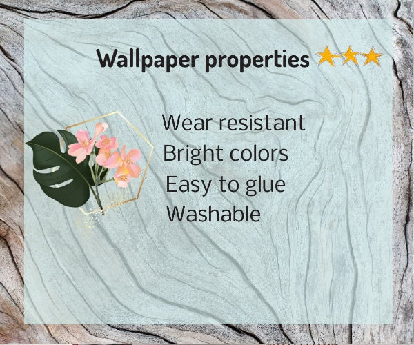 Cactus peel and stick wallpaper, tropical wallpaper, nursery wallpaper girl