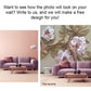3d stereoscopic wallpaper Floral Peel and Stick Removable Living Room Bedroom wall decor self afhesive flowers wall mural
