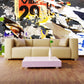 Wall collage abstract boy wallpaper peel and stick wall mural Removable Textured fabric wallpaper canvas