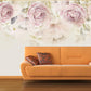 Flowers wall mural Floral Peel and stick Photo Textured adhesive wallpaper Botanical removable wallpaper wall covering