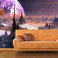 Boy wallpaper Space decor Removable wallpaper Textured wallpaper nursery wallpaper vinyl wallpaper 3d wall mural Art wallpaper