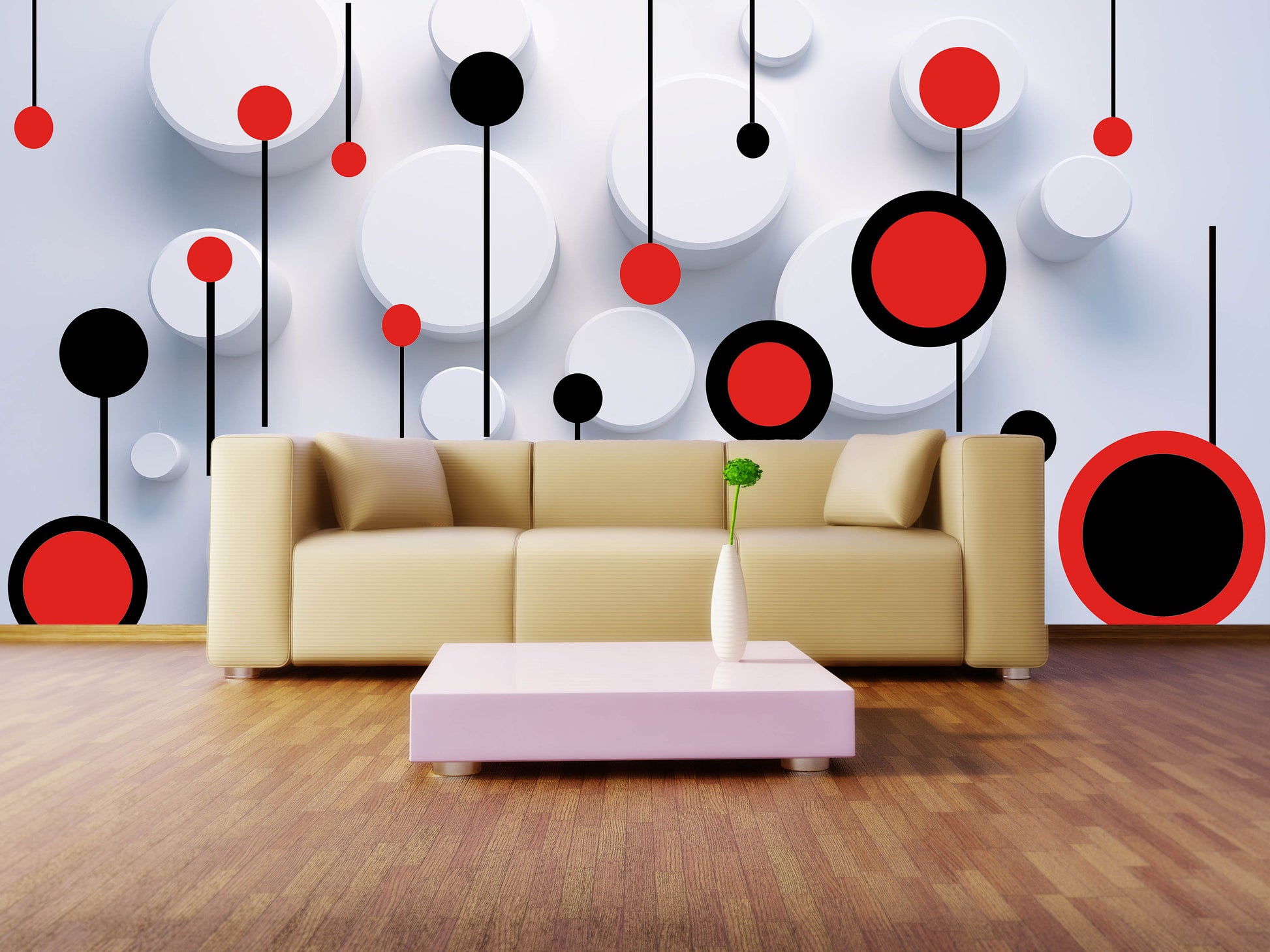 Abstract wallpaper Minimalist wall decor Peel and stick wallpaper Photo wallpaper Removable wallpaper art deco wallpaper Bedroom wall decor