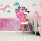 Nursery girl wallpaper Blush wallpaper Removable wallpaper Textured wallpaper nursery wallpaper vinyl wallpaper Wall mural photography