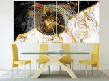 Marble wallpaper Abstract art print Multi panel canvas room wall decor Abstract wall art Abstract painting Extra large wall art