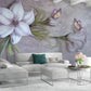 Boho wallpaper Flower wall backdrop Floral Peel and Stick wall mural Self Adhesive Removable wallpaper Living Room Bedroom wall decoration