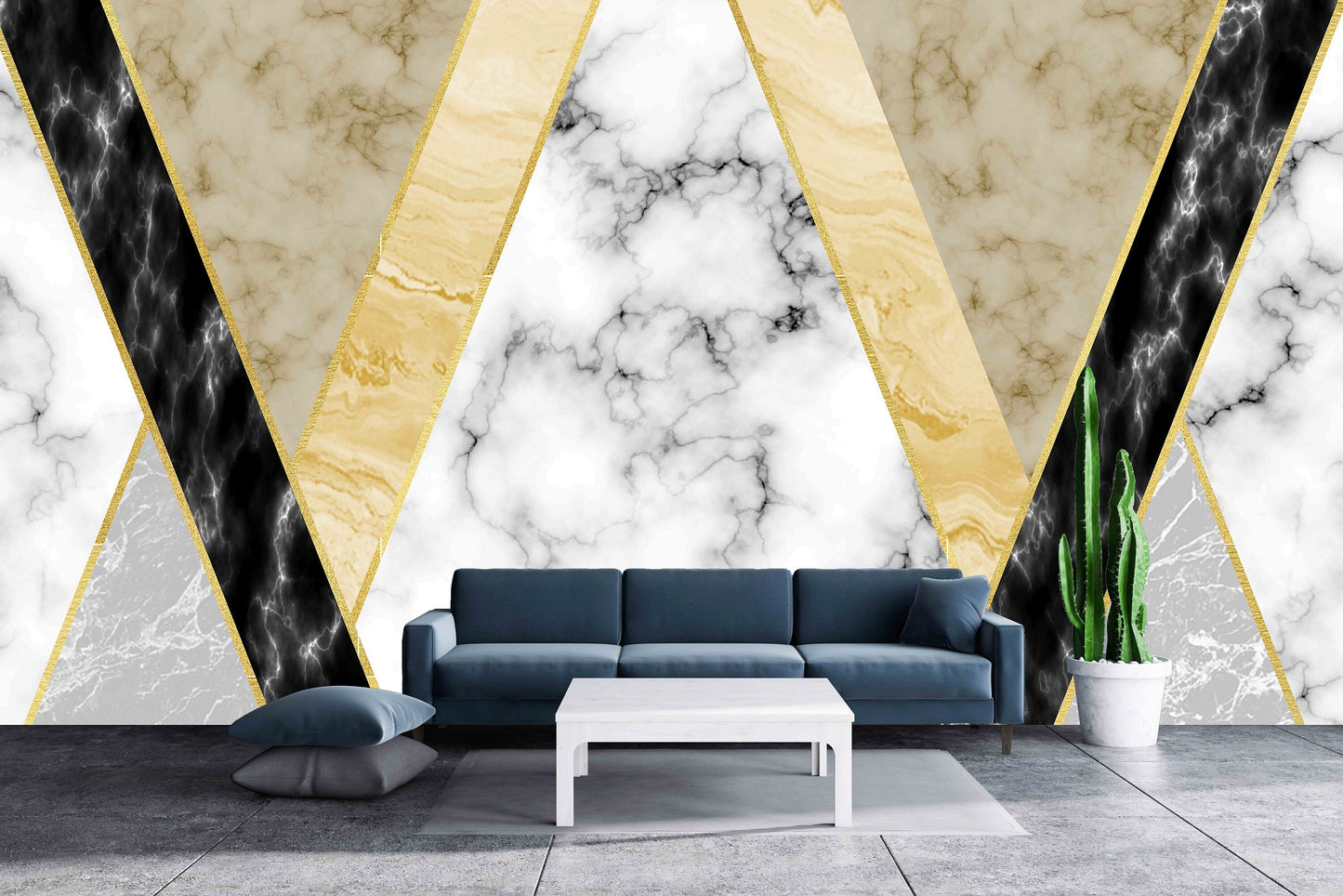 Marble Abstract wallpaper Peel and stick wall mural Gold wallpaper Wall decor Giant wall mural Removable wall covering bedroom wall decor