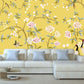 Asian wall art Japanese painting Chinoiserie wallpaper Botanical removable Flowers wall mural prints Peel & stick