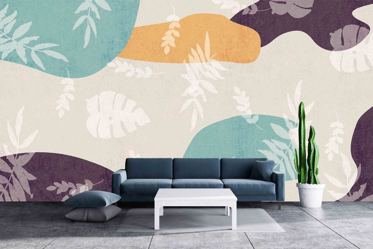 Herb prints wall art Abstract wallpaper Peel and stick wall mural Removable photo wallpaper wall sticker line wall sticker
