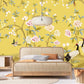 Asian wall art Japanese painting Chinoiserie wallpaper Botanical removable Flowers wall mural prints Peel & stick