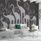 Modern peel and stick wall mural Exotic wallpaper Removable Textured wallpaper fabric vinyl art wallpaper bedroom wall covering