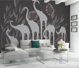 Modern peel and stick wall mural Exotic wallpaper Removable Textured wallpaper fabric vinyl art wallpaper bedroom wall covering