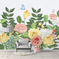 Flower wallpaper Floral Peel and Stick wall mural Self Adhesive Removable wallpaper Living Room Bedroom wall decoration