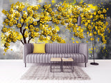 Floral wallpaper mural Tree wall decals & murals, Peel and stick, removable wallpaper for bedroom, living room