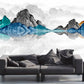 Blue ridge smoky mountains wallpaper Abstract wall decals & murals, Peel and stick, removable wallpaper for bedroom, living room