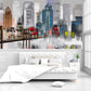 wall mural peel and stick City architecture art print bedroom wallpaper Vinyl wall sticker temporary wall covering