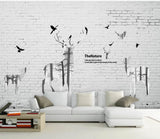 Light gray wallpaper, loft art wallpaper peel and stick wall mural, modern removable wall decor, vinyl wallpaper wall covering