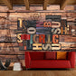 Peel and stick wall mural prints Modern Removable wall decor vinyl wallpaper wall covering stick on wallpaper boy room