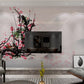 Sakura blossoms peel & stick wallpaper botanical removable japanese wallpaper flowers wall mural prints art deco wallpaper