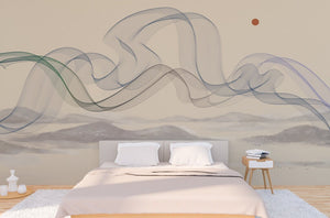 Abstract wallpaper minimalist wall mural peel and stick wallpaper, removable wallpaper, canvas wallpaper, vinyl wall murals