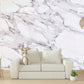 Marble extra large wallpaper, self adhesive abstract wall mural, accentual white brown wallpaper, temporary modern wall mural for bedroom